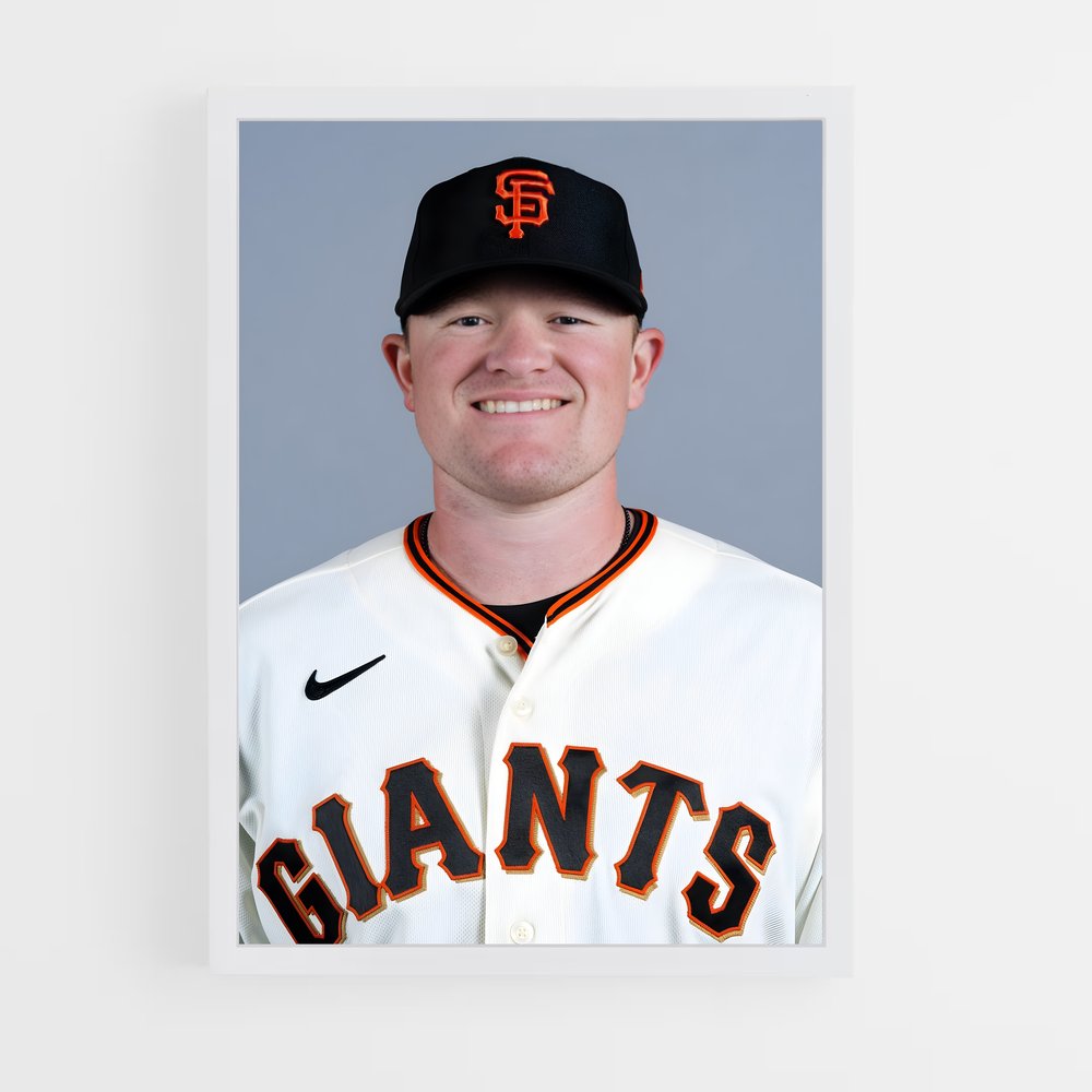 Poster Logan webb – affiche Baseball (vue 3)